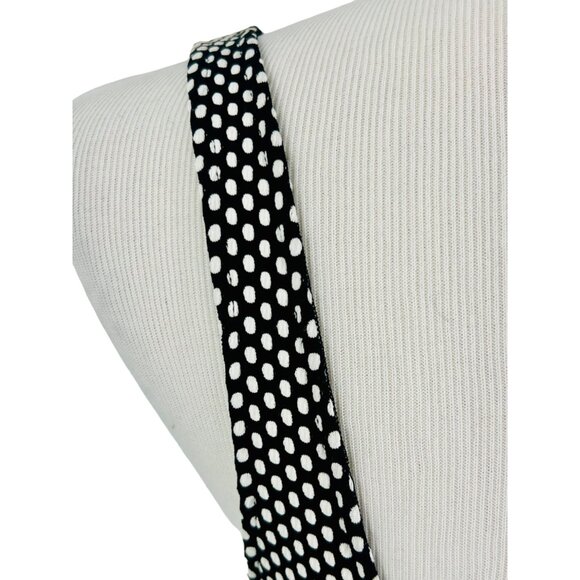 Free People Intimately Sexy Black & White Polka Dot Bodycon Mini Dress - Picture 10 of 16